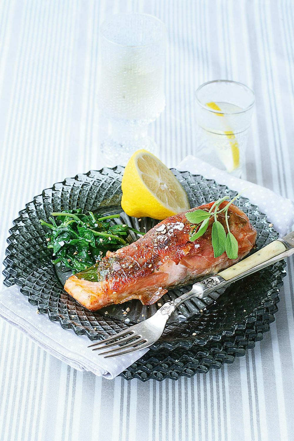 Saltimbocca av laks på 25 minutter